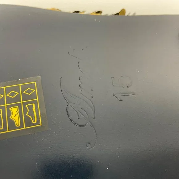 NEW AMALI Men's Slip On Gold/Black Sequins Loafers Flipp-428 size 15 - Picture 6 of 14